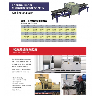 热电集团跨带式在线分析仪